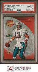 Dan Marino [Gold Redemption] #153 Football Cards 1997 Playoff Absolute Prices