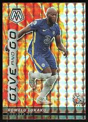 Romelu Lukaku Soccer Cards 2021 Panini Mosaic Premier League Give and Go Prices