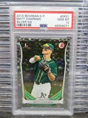 Matt Chapman [Silver Ice] Baseball Cards 2014 Bowman Draft Picks Prices