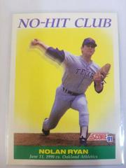 Nolan Ryan Baseball Cards 1991 Score Prices
