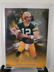 Aaron Rodgers [Gold] Football Cards 2018 Panini Origins Prices