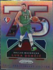 Luka Doncic [Silver] #12 Basketball Cards 2021 Panini Prizm NBA 75th Anniversary Logo Prices
