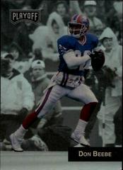 Don Beebe #183 Football Cards 1993 Playoff Prices