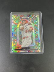 Mike Trout [Silver Prizm] Baseball Cards 2022 Panini Prizm Stained Glass Prices