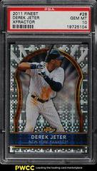 Derek Jeter [Xfractor] #28 Baseball Cards 2011 Finest Prices