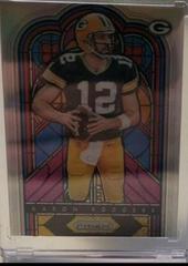 Aaron Rodgers [Gold Mojo] #SG-2 Football Cards 2018 Panini Prizm Stained Glass Prices
