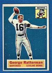 George Ratterman #93 Football Cards 1956 Topps Prices