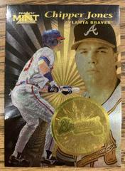 Chipper Jones [Gold Plated] #9 Baseball Cards 1997 Pinnacle Mint Collection Prices