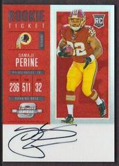 Samaje Perine [Autograph Red] #115 Football Cards 2017 Panini Contenders Optic Prices