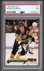 Mario Lemieux #1 Hockey Cards 1992 Pro Set Prices