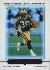 Ahman Green [Refractor] #127 Football Cards 2005 Topps Chrome Prices