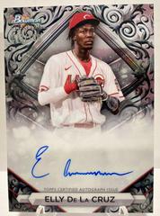 Elly De La Cruz [Silver] #PA-ED Baseball Cards 2023 Bowman Sterling Prospect Autograph Prices