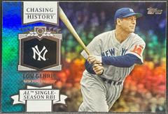 Lou Gehrig [Holofoil] #CH-10 Baseball Cards 2013 Topps Chasing History Prices