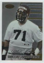 Willie Anderson #146 Football Cards 1996 Bowman's Best Prices