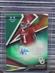 Andrel Anthony [Green] Football Cards 2022 Bowman's Best University Autographs Prices