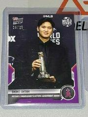 Shohei Ohtani [Purple] #1010 Baseball Cards 2021 Topps Now Prices
