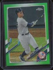 Aaron Judge [SP Green Refractor] #99 Baseball Cards 2021 Topps Chrome Prices