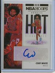 Coby White #CBW Basketball Cards 2019 Panini Hoops Hot Signatures Rookies Prices