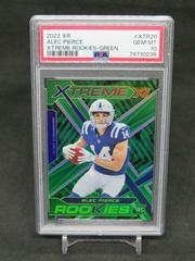 Alec Pierce [Green] #XTR-20 Football Cards 2022 Panini XR Xtreme Rookies Prices