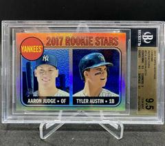 Tyler Austin,  Aaron Judge [Chrome Refractor] Baseball Cards 2017 Topps Heritage Prices