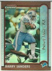 Barry Sanders [Refractor] #149 Football Cards 1999 Bowman Chrome Prices