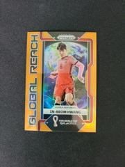 In Beom Hwang [Orange] Soccer Cards 2022 Panini Prizm World Cup Global Reach Prices