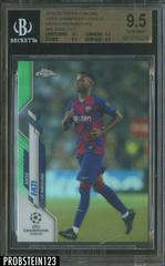 Ansu Fati [Green Refractor] #45 Soccer Cards 2019 Topps Chrome UEFA Champions League Prices