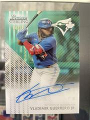 Vladimir Guerrero Jr. [Aqua] #STA-VG Baseball Cards 2022 Bowman Sterling Tek Autographs Prices