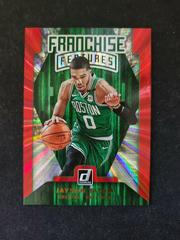 Jayson Tatum [Red Laser] Basketball Cards 2019 Panini Donruss Franchise Features Prices