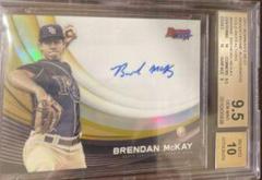 Brendan McKay [Gold Refractor] Baseball Cards 2017 Bowman's Best Monochrome Autograph Prices