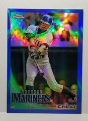 Ichiro [Blue Refractor] #38 Baseball Cards 2010 Topps Chrome Prices