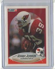 Johnny Johnson #U-43 Football Cards 1990 Fleer Update Prices