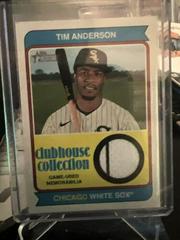 Tim Anderson Baseball Cards 2023 Topps Heritage Clubhouse Collection Relics High Number Prices