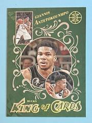 Giannis Antetokounmpo [Emerald] #3 Basketball Cards 2021 Panini Illusions King of Cards Prices