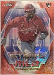 Jordan Walker [Red] #SMLBC-80 Baseball Cards 2023 Topps Update Stars of MLB Chrome Prices