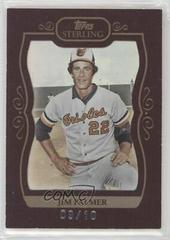 Jim Palmer [Framed Burgundy] Baseball Cards 2008 Topps Sterling Prices