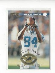 Herman Moore [Press Proof] Football Cards 1996 Panini Donruss Prices