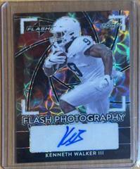 Kenneth Walker III [Kaleidoscope Black] #FP-KW1 Football Cards 2022 Leaf Flash Photography Autographs Prices