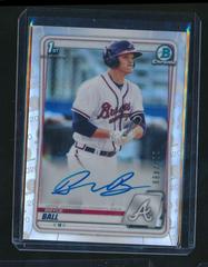 Bryce Ball [Refractor] #CPA-BBA Baseball Cards 2020 Bowman Chrome Prospect Autographs Prices