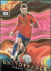 Ferran Torres [Pink] Soccer Cards 2022 Panini Select FIFA Unstoppable Prices