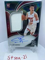 Tyler Herro [Jersey Autograph] Basketball Cards 2019 Panini Spectra Prices