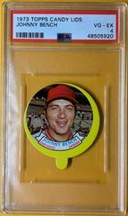 Johnny Bench Baseball Cards 1973 Topps Candy Lids Prices