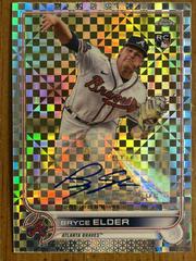 Bryce Elder [Xfractor] Baseball Cards 2022 Topps Chrome Update Autographs Prices