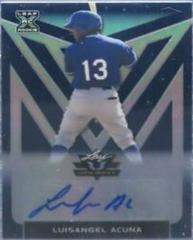 Luisangel Acuna [Blue] #BA-LA1 Baseball Cards 2020 Leaf Valiant Autographs Prices