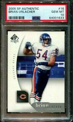 Brian Urlacher Football Cards 2005 SP Authentic Prices