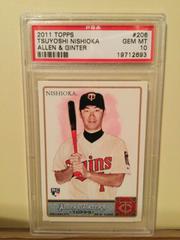 Tsuyoshi Nishioka #206 Baseball Cards 2011 Topps Allen & Ginter Prices