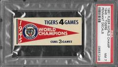 1945  Tigers Baseball Cards 1961 Fleer World Champ Pennant Decals Prices