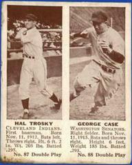 Hal Trotsky, George Case Baseball Cards 1941 Double Play Prices