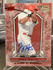 Joey Votto [Autograph Red] Baseball Cards 2008 Upper Deck Piece of History Prices