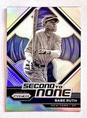 Babe Ruth [Silver] Baseball Cards 2023 Panini Prizm Second to None Prices